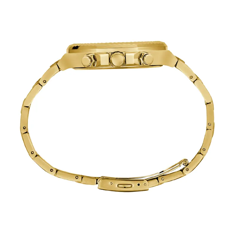 Guess Equity Green Dial Gold-tone Men’s Watch- GW0703G2